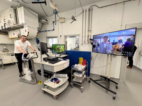 Dr Joe Costello in the Extreme Environments Laboratory