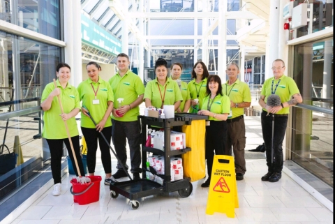 Eco Drift employees posing for group photo