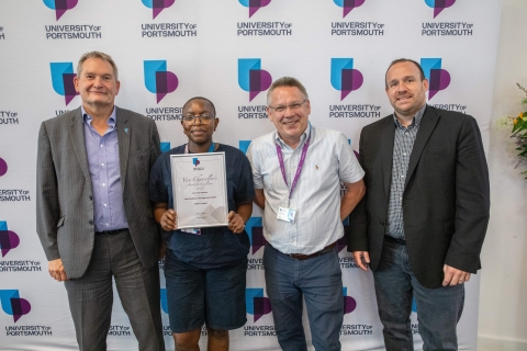 Graham Galbraith and the Facilities management team