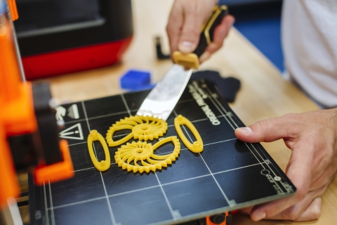 3D printed gears, Technology Facilities; 31st May 2019