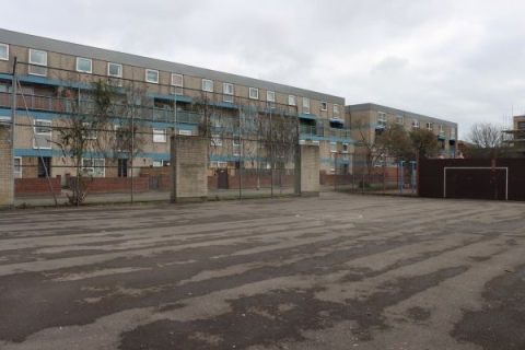 Lords Court in Landport where the PLAYCE could be built