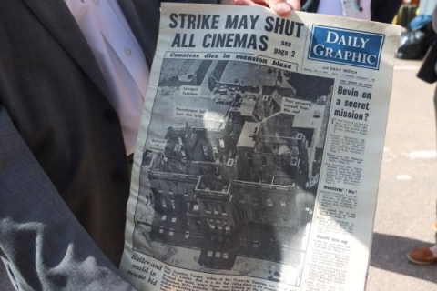 Daily Graphic newspaper discovered in the time capsule