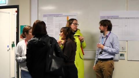 Group of people talking