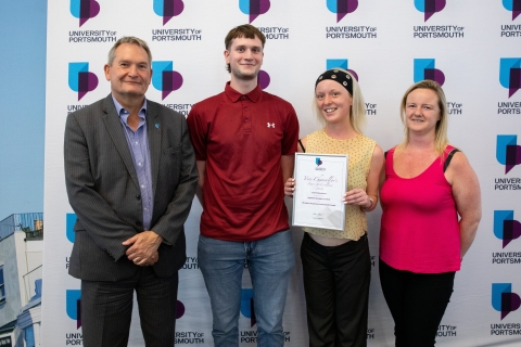 Graham Galbraith and the MyPort Student Centre team