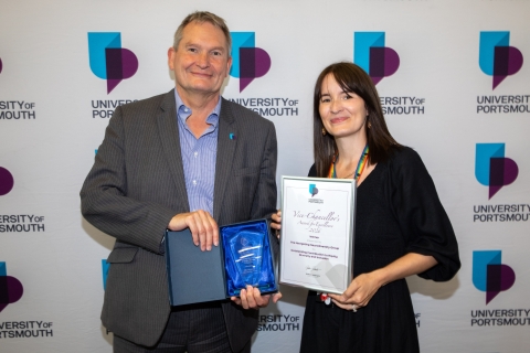 Graham Galbraith and the neurodiversity group team representative 