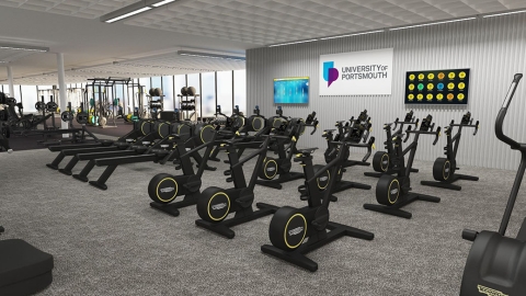 Rendered image of Ravelin Sports Centre gym