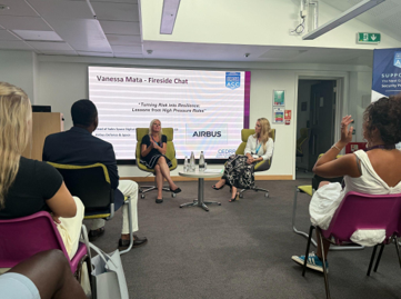 Vanessa Rueda Mata and Professor Sara Hadleigh-Dunn in conversation 