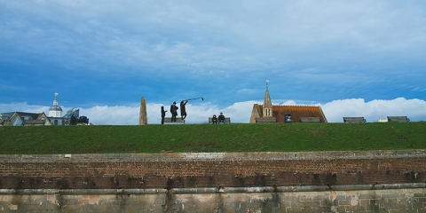 Filming of "The Moon Lamp" at Kings Bastion, Portsmouth