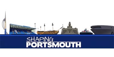 Shaping portsmouth logo