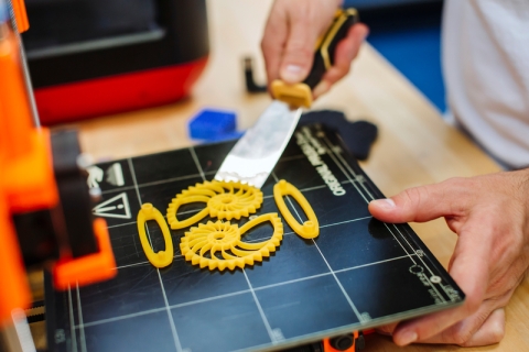 3D printed gears, Technology Facilities; 31st May 2019