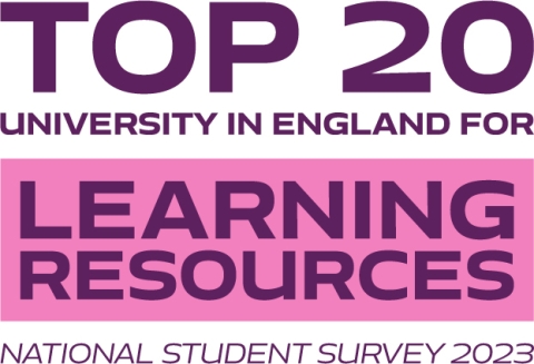 Top 20 University for Learning Resources in England. National Student Survey 2023