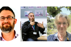 Image of Matthew Pullinger (left), Kevin Stroud (middle), and Dr Louise Farrand (right)