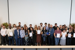 Group photo of VC awards winners