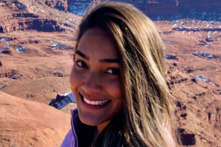 Picture of Rossy Nathalie De Los Santos smiling to camera