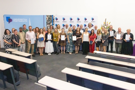 University of Portsmouth Staff with their VC awards