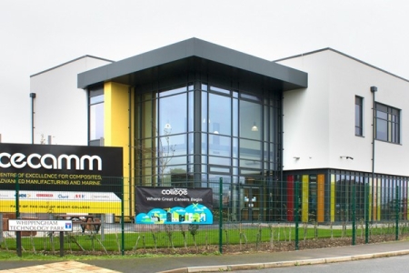The exterior of Isle of Wight College CECAMM