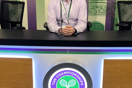 Michael Webber at Wimbledon